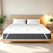 Advwin Double Size Mattress Topper 8 cm Cooling Gel Memory Foam Bamboo Cover