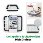 Collapsible Dish Drainer/Drying Dish Rack/strainer Caravan Cups Plates Au