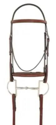 Camelot Fancy Raised Paddled Bridle With Laced Reins