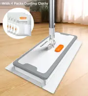 Joybos® K1 Multifunctional Hands-Free Cleaning Mop WITH 4 PACKS DUSTING CLOTHS