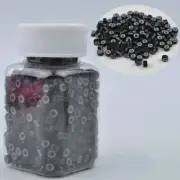 5mm Silicone Lined Micro Loop Clip Rings/Beads for Hair Extensions 500 Pcs