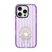 iPhone 16 Pro Impact Case Pearls and Bows Petite