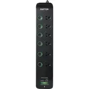 JACKSON RAP6S Raptor 6 Way Individually Switched Powerboard With 30W Pd USB-C 30W Qc USB-a
