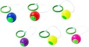Generic 6Pcs Skipping Balls Ankle Jumping Rings for Fun Outdoor Exercise Games Lightweight Portable Jump Leg Balls for Active Play