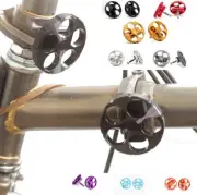 Hinge Clamp & Plate set for BROMPTON Titanium + Aluminium