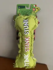 NEW Dog Toy STINK STANK STUNK with Squeaker from the Grinch