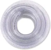 DAVCO 3/4" ID x 5 ft PVC Reinforced Tubing With Spiral Steel Wire, High Press...