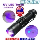 UV Ultra Violet LEDZVlashlight Blacklight Light 395/365 nM Inspection Lamp Tor F