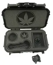 56-Stash Box with Locking Latch (Leaf), Blue