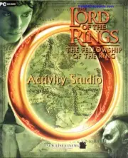 LORD OF THE RINGS ACTIVITY STUDIO Fantasy Puzzle Brain Game Fellowship CDrom NEW