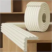 Foam Safety Strips, W-Shaped Furniture Corner Protector Strip for Kids Safety, Self-Adhesive Table Edge and Corner Guard for Furniture Desk Worktop