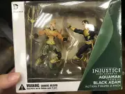 DC Injustice AQUAMAN AND BLACK ADAM FIGURES 1/18 scale Action Figures