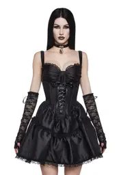 [Dolls Kill] Embraced By The Night Mini Dress (Fairfax)