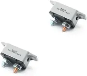HOMOCONO 2pcs 12v Dc Mini Circuit Breaker 50a Manual Reset Waterproof Ip66 for Automotive Marine RV's Trolling Motors