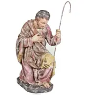 14" Cody Foster Father Joseph Nativity Scene Figure Rustic Vntg Christmas Decor