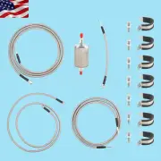 Quick Fix Fuel line For Chevrolet Silverado 99-03 Braided Lines Extended Cab