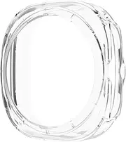 FFHAO TPU Case for Samsung Galaxy Watch 7 Ultra 47mm Soft Frame Protector Anti-Scratch Bumper Cover Protector for Galaxy Watch Ultra(Transparent)