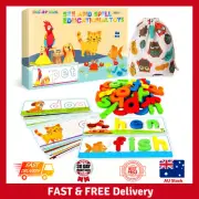 See & Spell Learning Educational Toys for 3 4 5 6 Years Old Boys and Girls, au|