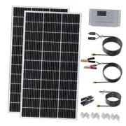 200 Watt 12Volt/24Volt Solar Panel Starter Kit 2PCS 105W 200W solar kit