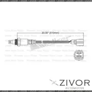 Pre-Catalytic Oxygen Sensor Front For Toyota Kluger/Highlander GSU45 6Cyl 2GR-FE