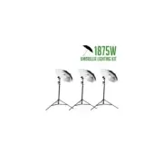 Studio Continuous Umbrella Lighting Kit 3 1875W total output power