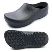 Waterproof Oil-proof Slippers Non-slip Kitchen Work Chef Shoes Master Restaurant