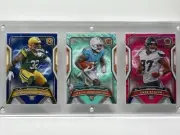 2025 Topps Resurgence Blue/Teal/Pink Wave: Marshawn / Malik / Cade (All #'d)