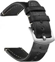 [NFGEGPKPHA] Universal Retro Watchband Fit For Rolex Leather Watch Straps Fit For Seiko SmartWatches 18mm 20mm 22mm Men Women Wrist Belt Bracelet