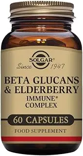 Solgar Beta Glucans & Elderberry Immune Complex Vegetable Capsules - Pack of 60