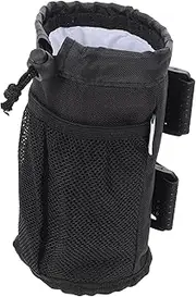 ARTSEWPLY Stroller Water Bottle Holder Secure Cup Holder for Strollers Wheelchairs Oxford Cloth Insulated Design Convenient Storage for Drinks The Go