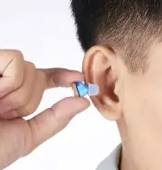 1 Pair Invisible Hearing Aids MiNi Digital Sound Amplifier Enhancer With Battery