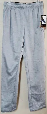 And1 Men's Tech Fleece Basketball Pants Slim Fit Sleet Heather Gray Size S NEW