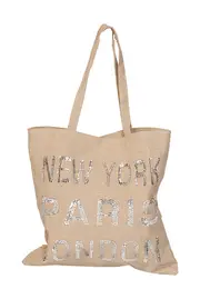 Destination Sequin Tote Bag--CAM-DE006