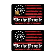 President Trump USFlag 1776 WE THE PEOPLE Map Credit Debit Card Skin Sticker Set