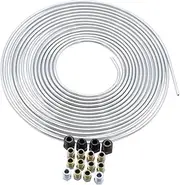 Brake Line Kit 3/16 Od 25ft Vehicle Brake Coil Lightweight Flexible Easy to Use Install
