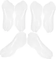 3 Pairs Foot Mannequin for Women Footwear Display Semi Transparent Sock Holder for Retail Showcasing and Photography Lightweight and Easy to Set Up