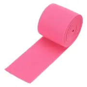 3"(7cm) 5 Yard Elastic Sewing Bands for Wigs Waistband Pants, Rose Red