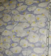 Sewing Fabric Springs Child Baby Print Clouds Blue Sky Yellow Stars 2ydsX45"