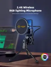 AETHERWAVE™ V01 RGB Wireless Multipurpose Microphone Vlog Podcast Youtube