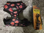 Naruto Shippuden Akatsuki XXS Cat/Small Dog Harness and Leash
