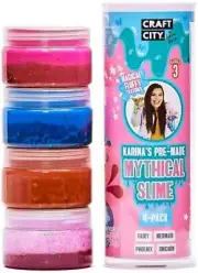 Craft City Series 3 Karina's Pre-Made Mythical Slime 4pk Magical Fluffy Textures