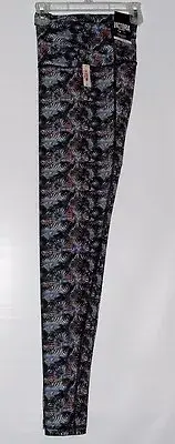 Victoria Sport Knockout by Victoria's Secret Fireworks Tights Multi-Color S NWT