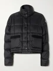 [Moncler] Moncler - Jarcieu Braided Cord-trimmed Quilted Shell Down Jacket - Black - 00 00 Black