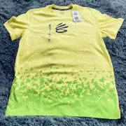 UA Under Armour Mens Curry Sour Patch Kids T-Shirt Yellow Green Size M NWT