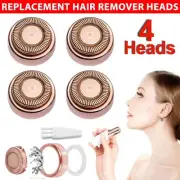 4X Finishing Touch Painless Face Facial Hair Remover Replacement Heads For Women
