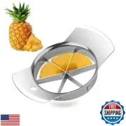 Choxila Stainless Steel Pineapple Slicer Corer - 6-Slice Cutter Tool, Easy Fr