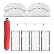 Replacement Parts for S7 MaxV Ultra - Brushes, Filters, Mop, Dust Bag (White)