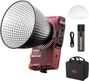 Ambitful Q100Lite Combo 100W LED Video Light, Portable COB Photography Camera Light, Bi-Colour 2700K-6500K with 5000mAh Power Stick App Control, Reflector + Diffuser, Carry Bag