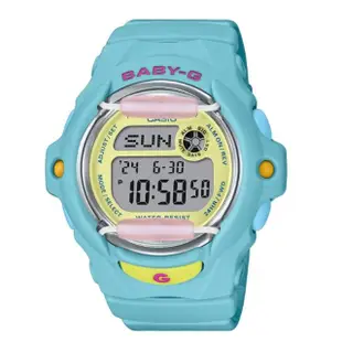 【CASIO 卡西歐】BABY-G 甜美時尚運動錶_藍_BG-169PB-2_42.6mm