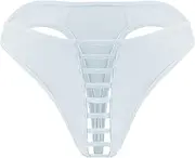 [Maiyifu-GJ] Men's Breathable Perspective G-Strings Hollow Mesh Pouch Thongs Sexy Sissy Lightweight Bikini Briefs